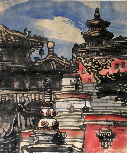 外庙 作者：关心仁 （点击图片看详细内容）